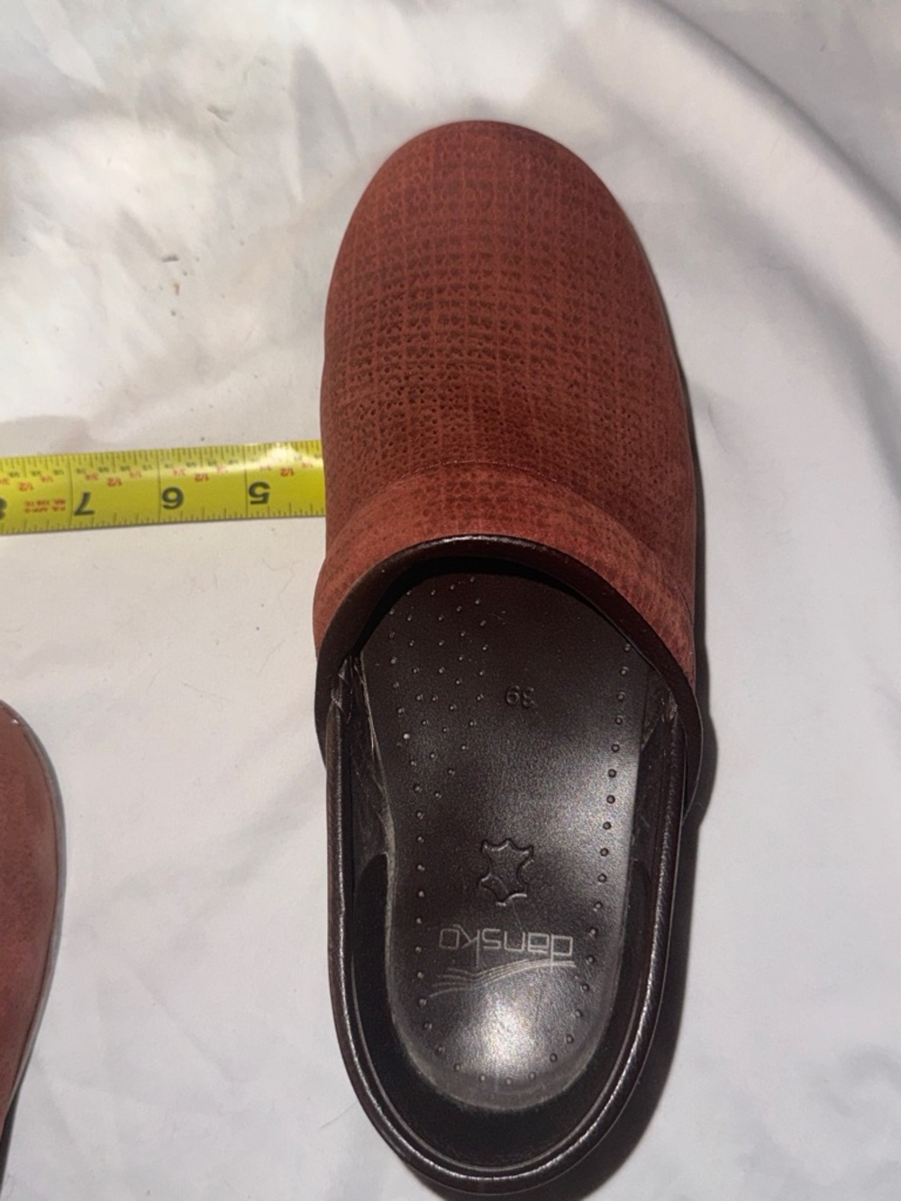 Dansko Women's Slip-On Clogs in Burnt Orange - Picture 9 of 9